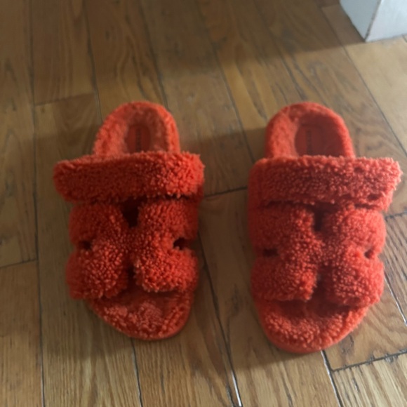 Hermes chypre shearling sandal - Picture 2 of 5